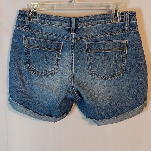 Apt 9 Stretch Denim Distressed Shorts - Picture 2 of 4